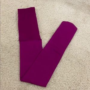 Girls Magenta Tights